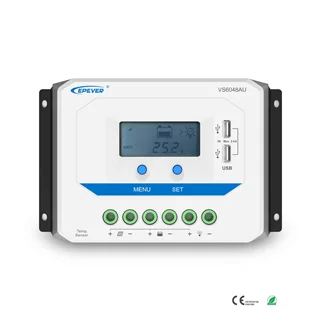 شارژ کنترلر خورشیدی 10 آمپر PWM برند Epever مدل VS1024A